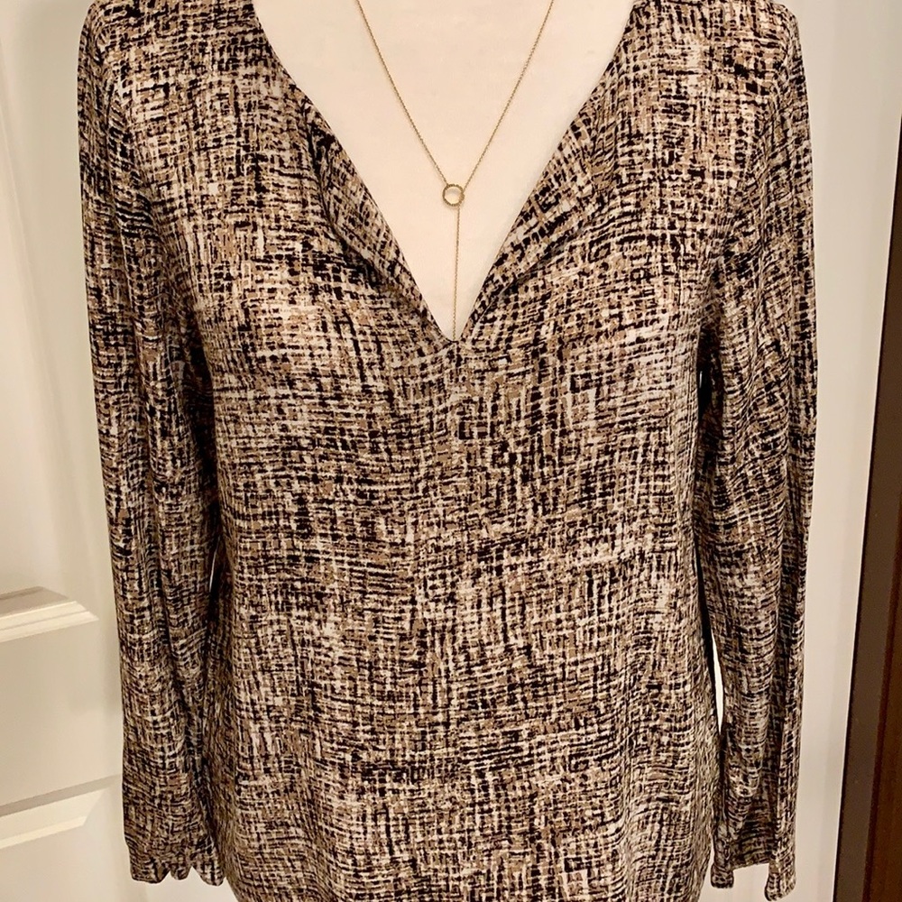J. JILL V- NECK BLOUSE